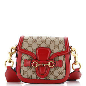 Gucci Lady Web Shoulder Bag Gg Canvas #230720G15B